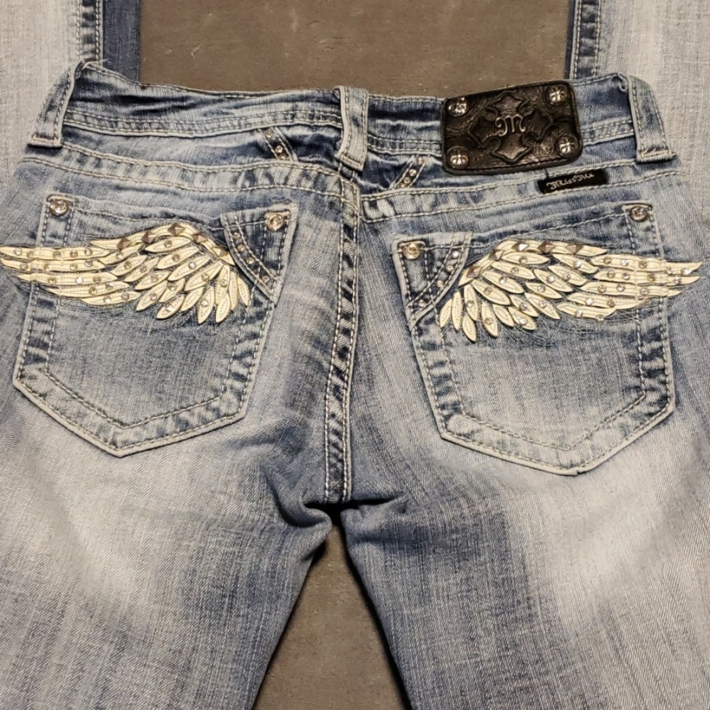 Miss Me angelwing bootcut jeans - Picture 3 of 6